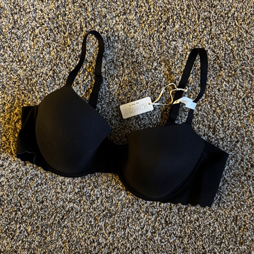 Aerie Smoothez Black Women's Bra
